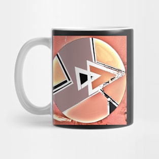 RETRO PASTEL GEOMETRIC METALLIC ART DECO DESIGN Mug